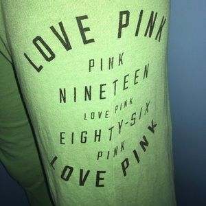Green Victoria’s Secret PINK Sweatpants